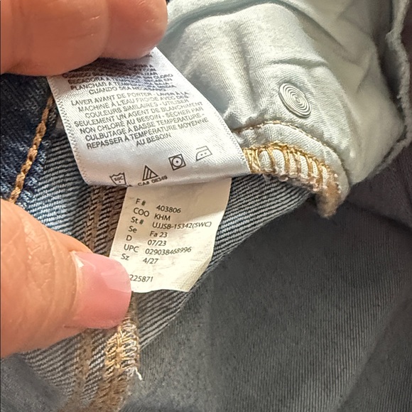 Jessica Simpson Blue Straight Leg Jeans - Picture 5 of 9